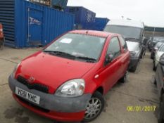 Toyota Yaris GS - YG51 YHC Date of registration: 28.09.2001 998cc, petrol, manual, red Odometer