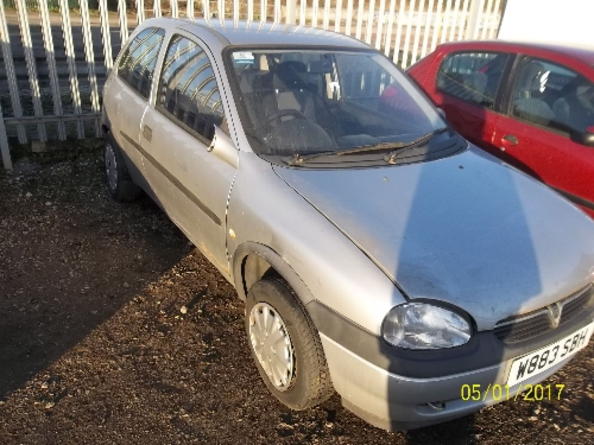 Vauxhall Corsa Club 12V - W883 SBH Date of registration: 07.03.2000 973cc, petrol, manual, silver - Image 2 of 5