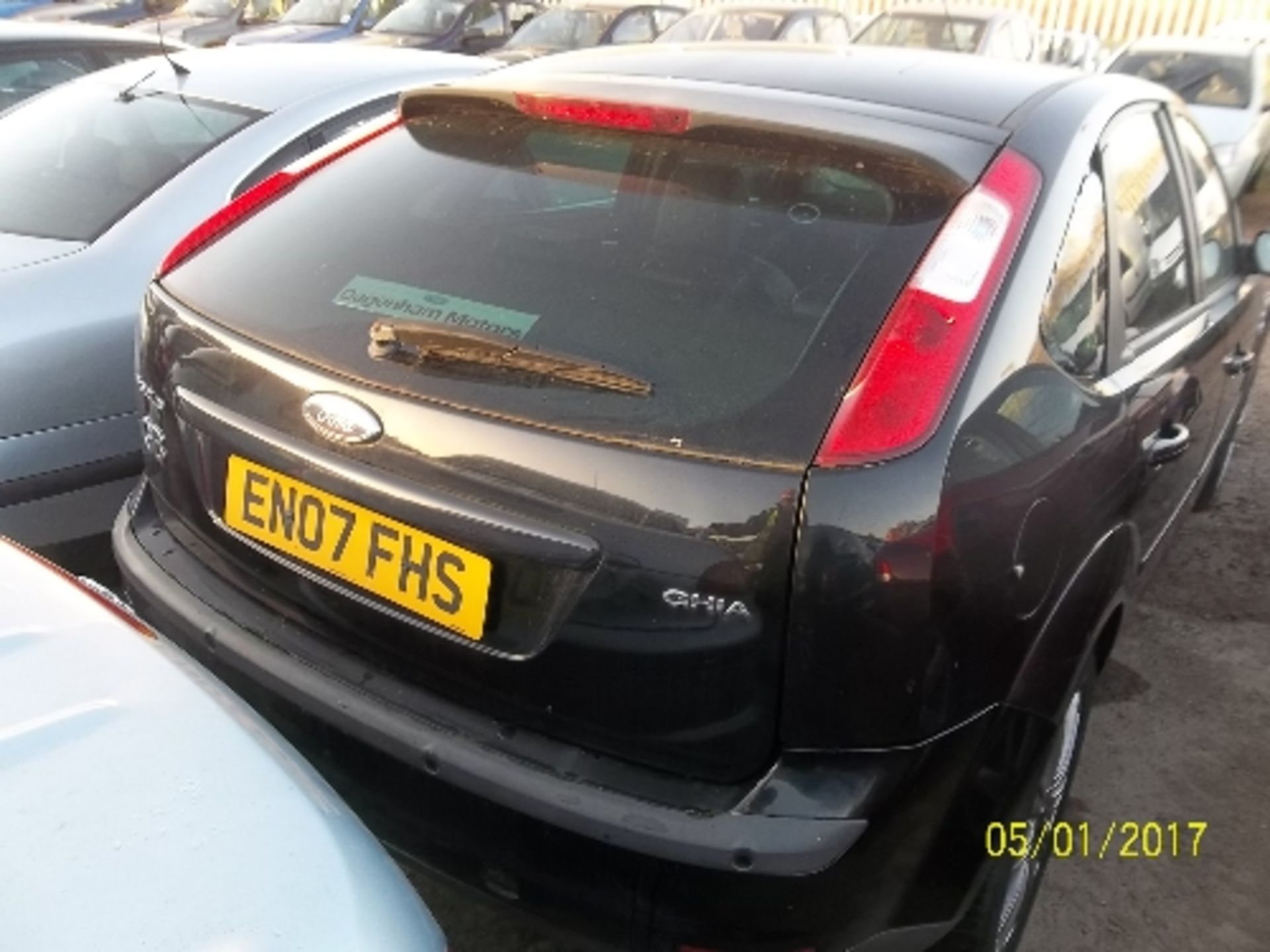 Ford Focus Ghia TDCI - EN07 FHS Date of registration: 27.06.2007 1997cc, diesel, manual, black - Image 3 of 4