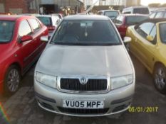 Skoda Fabia Ambiente 16V 75 A - VU05 MPF Date of registration: 01.03.2005 1390cc, petrol, 4 speed