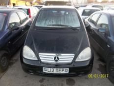 Mercedes A190 Avantgarde - L12 OEP Date of registration: 30.06.2000 1898cc, petrol, manual, black