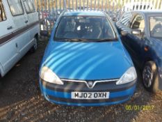 Vauxhall Corsa Club 12V - MJ02 OXH Date of registration: 13.05.2002 973cc, petrol, manual, blue