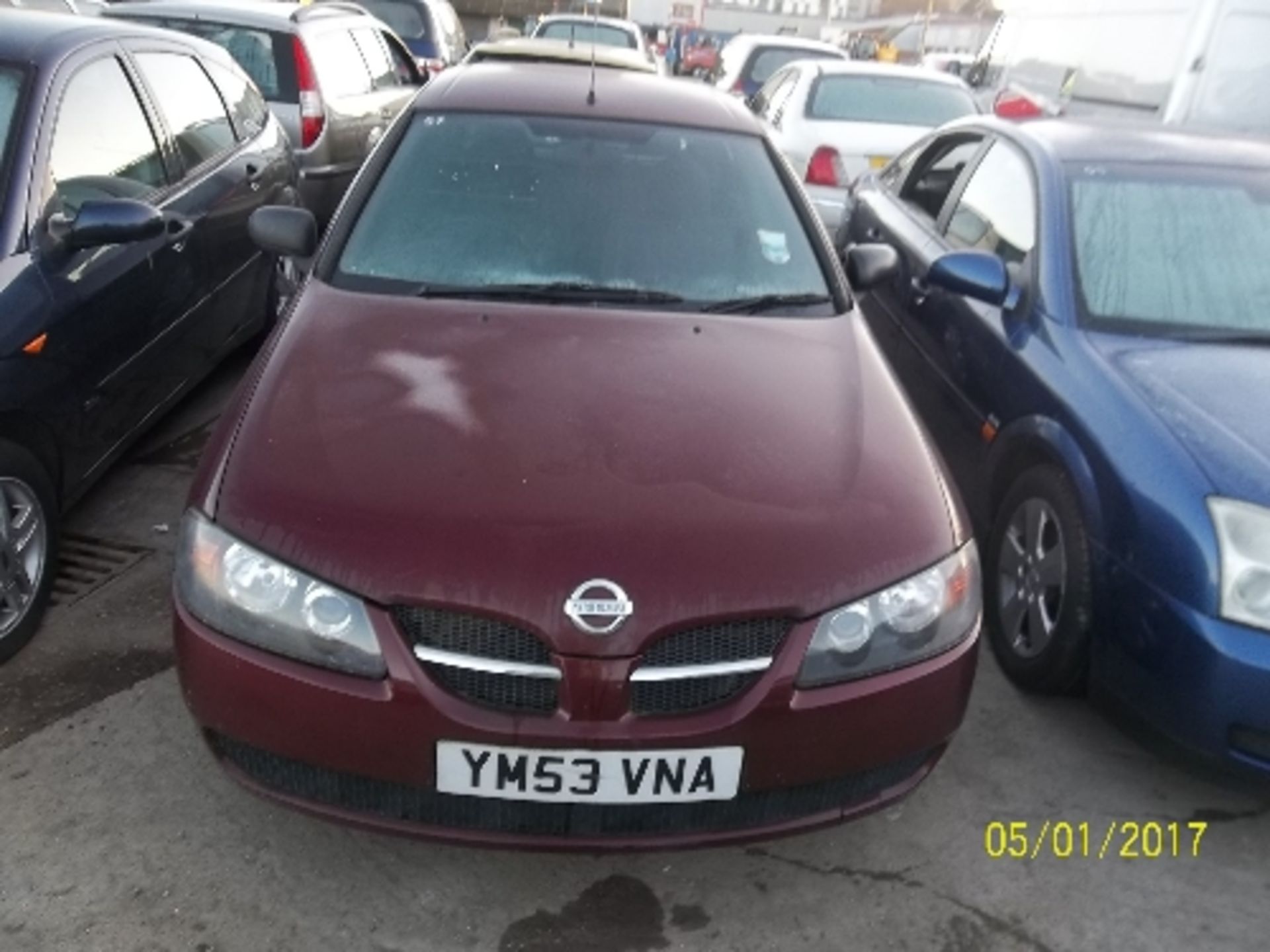 Nissan Almera S - YM53 VNA Date of registration: 31.12.2003 1497cc, petrol, manual, red Odometer