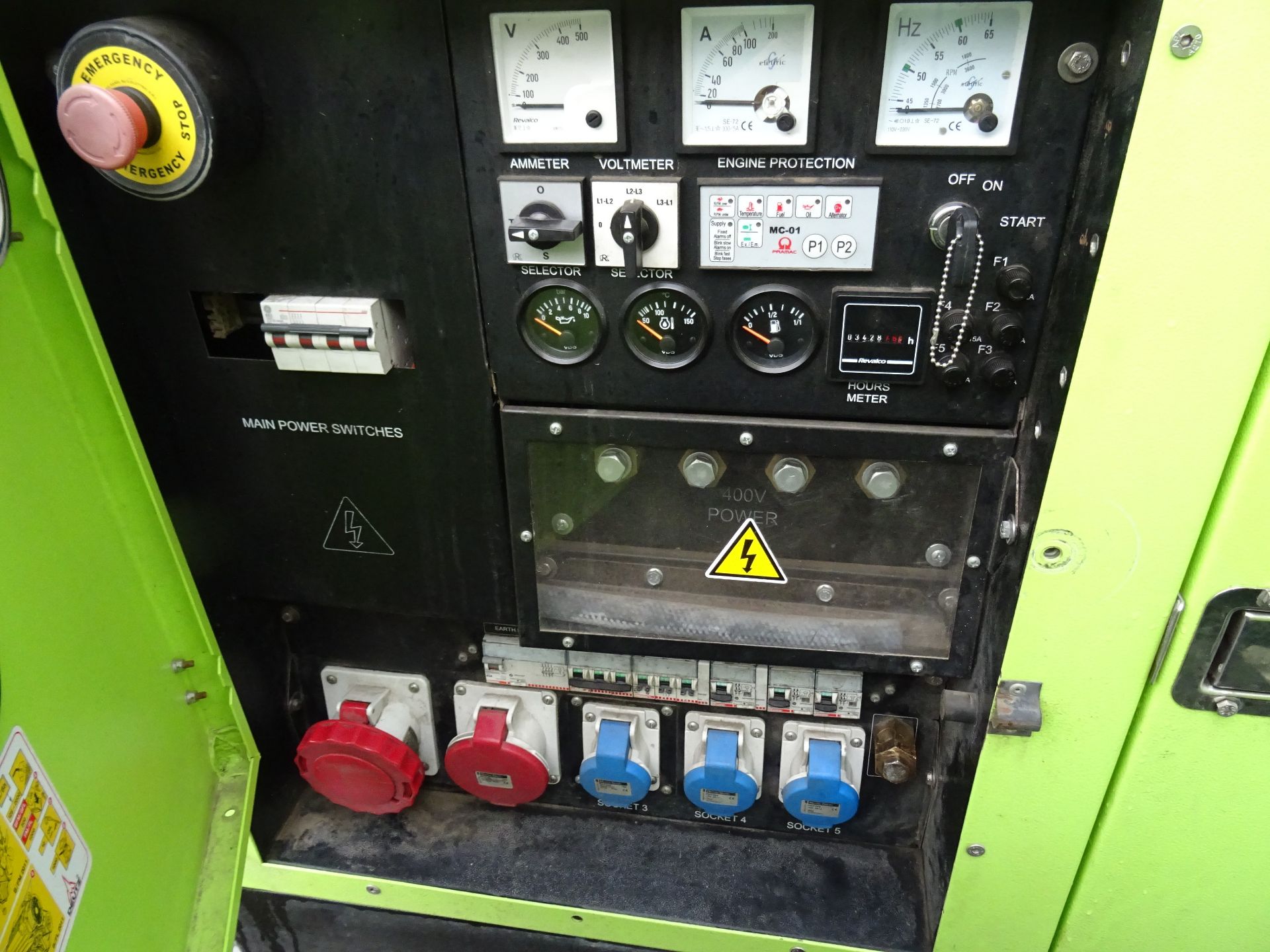 Pramac/Deutz GSL42 42kva road tow generator (2008) 3428 hrs 4088 RMP - Image 3 of 4