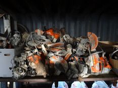 Large quantity of Stihl petrol disc cutters for spares/repair