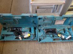 2 Makita DR3000V reciprocating saws