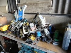 Quantity of assorted power tools for spares/repair