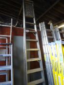 9 tread aluminium step ladder