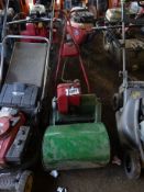 Suffolk Colt petrol cylinder mower c/w grass box