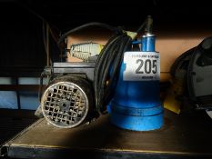 2 pumps (1 circulation 240v, 1 submersible 110v)