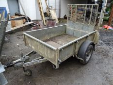 Ifor Williams 1292kg single axle plant trailer