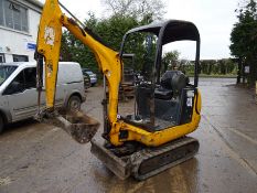 JCB 801.6 CTS mini digger (2009) RDD 3008 hrs 4098 c/w 5 buckets