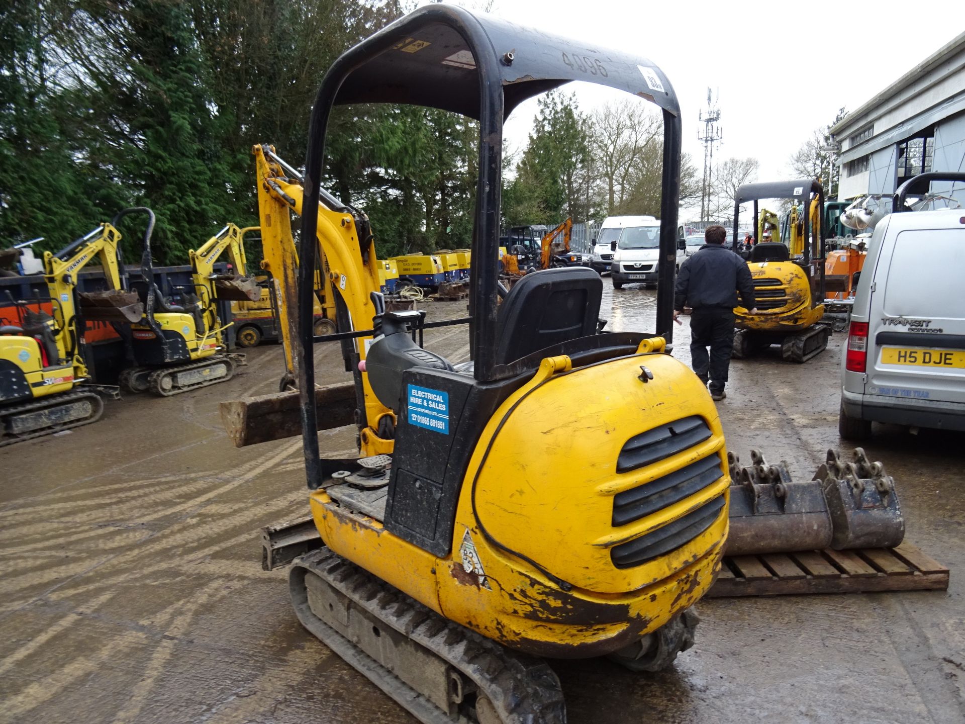 JCB 801.6 CTS mini digger (2009) RDD 3026 hrs 4096 c/w 5 buckets - Image 6 of 10