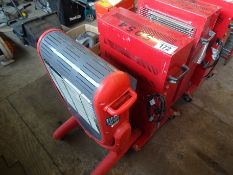 2 Elite infra red heaters