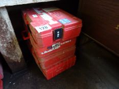 4 Hilti tool boxes - empty