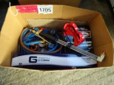 Oxy propane cutting outfit c/w gauges & hoses