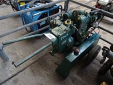 Lister 2in electric start water pump