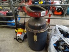 Workshop oil draining container