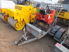 Terex MBR71 roller and trailer This lot is sold on instruction of Speedy