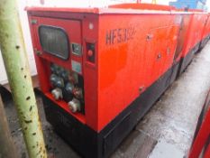 Genset MG50SSP generator - fire damaged