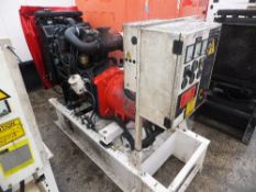 FG Wilson 27kva open set generator 49,606 hrs HF3262