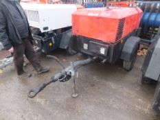 Ingersoll Rand 7/41 compressor (2004) 1416 hrs - fan blades hitting radiator This lot is sold on