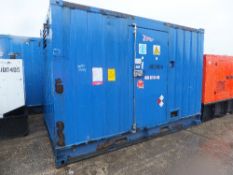 Wilson Perkins 27kva generator in secure unit  engine turns over, cold start not working This lot is