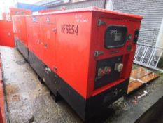 Genset MG35SSP generator  12534 hrs RMP This lot is sold on instruction of Speedy