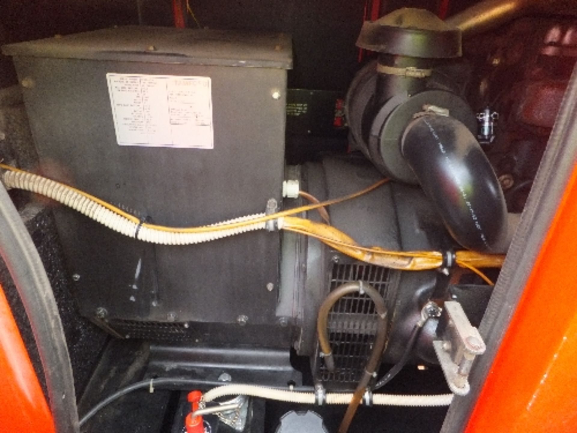 Genset MG50SSP generator 15838 hrs - fuel leak This lot is sold on instruction of Speedy - Image 3 of 5