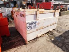 Western 3000L Transcube tank This lot is sold on instruction of Speedy