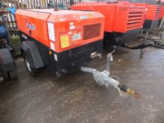 Ingersoll Rand 7/71 compressor (2007) 3606 hrs RMA This lot is sold on instruction of Speedy