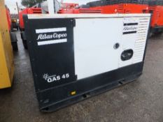 Atlas Copco QAS45 45kva generator RMP SN - 47636