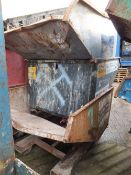 3 forklift tipping skips