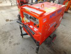 Arcgen Weldmaker 200SS weldergen (2013) 561 hrs Runs, no power This lot is sold on instruction of