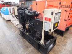 FG Wilson 30kva open set generator  (2008) This lot is sold on instruction of Speedy