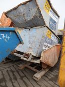 3 forklift tipping skips