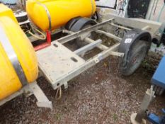 Water bowser trailer - no bowser - chassis only