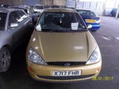 Ford Focus LX - X717 FHR Date of registration:  02.11.2000 1796cc, petrol, manual, gold Odometer