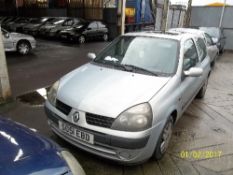 Renault Clio Expression - SO51 EBD Date of registration: 24.02.2002 1149cc, petrol, manual, silver