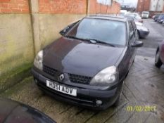 Renault Clio Dynamique 16v 3 door hatchback - HD51 ADV Date of registration: 11.12.2001 1149cc,