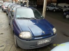 Renault Clio 1.2 3 door hatchback - R593 JTM Date of registration: 30.06.1998 1149cc, petrol,