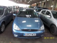 Ford Focus LX- GD52WCE Date of Registration: 07.01.2003 Date of first registration in the UK: 18.
