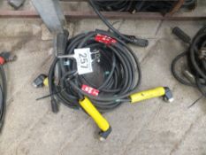 3 welding cable sets
