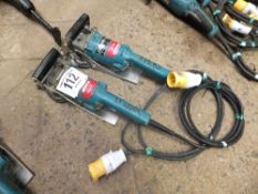 2 Makita PC1100 concrete planers 110v