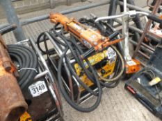 JCB hydraulic beaver pack hose & gun