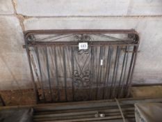 Pair wrought iron gates