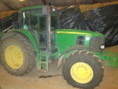 JOHN DEERE 6530 TRACTOR (2009) c/w front end weights Registration No: OU09 FWL 4,350 recorded hrs