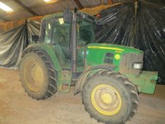 JOHN DEERE 6230 TRACTOR (2010) c/w front end weights Registration No: RX10 ETT 3,700 recorded hours