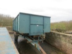 Salop S130 single axle 6 tonne hydraulic tipping trailer SN - 8375691