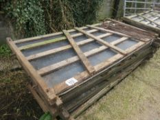 10 wooden stock board sheeted hurdles 2200x1100 approx